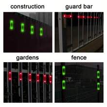 LED  Warning Light Powered By Lithium Battery, Wireless, No Wiring, Outdoor And Indoor Dual-Use, High Brightness Flashing Alarm Light, Easy To Install - Black - View 9