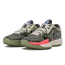 Zapatillas de baloncesto para hombre de Nike, zapatos deportivos ligeros y transpirables para entrenamiento y partido, HM3702-391 - Verde militar - Ver 1