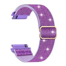 20mm 22mm Soft Nylon Replacement Band Compatible With Samsung Galaxy Watch Active 2 44mm 40mm/Galaxy Watch 5 Pro 45mm/Galaxy Watch 5/Galaxy Watch 42mm/Galaxy Watch 4 Classic 42mm 46mm/Gear Sport - 20, 22 Elastic Strap (eight-shaped Buckle) - View 30