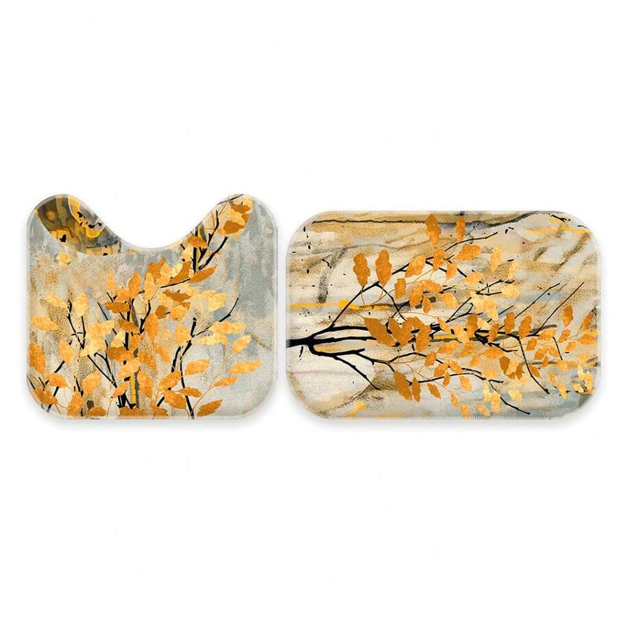 Kit Of 2 Bathroom Rugs – Contemporary Style With Comfort And Safety - WC5072 - 查看 1