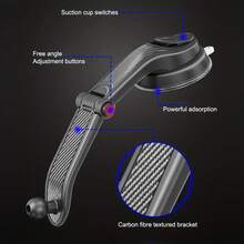 Car Phone Holder Mount Phone Mount For Car Windshield Dashboard Air Vent Universal Hands Free Automobile Cell Phone Holder Fit - Black - View 5