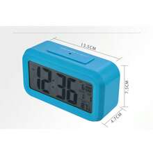 1pc Student Alarm Clock, Electronic Digital Desk Clock, Smart Multifunctional Clock With LED Backlight, Temperature, Calendar For Kitchen Timer Home Decor Room Decor