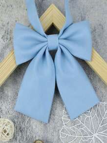 1pc Adjustable Pre-Tied Bow Tie, Suitable For Girls, Preppy Style