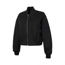 Nike 女款 AS W NSW MOD FLC DESTROYER 针织棒球夹克 IB2681-010 - 黑色 - 查看 1