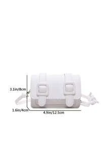 2024 Autumn/Winter Fashionable Miniature Lipstick-Shape Candy Crossbody Bag For Women, Versatile Small Shoulder Bag , New Year - 米色 - 查看 6