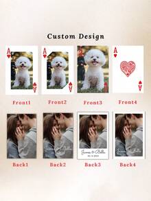 Personalized Playing Cards, Custom Playing Cards, Card Games, Christmas Gifts, Dog Photos Gift, Pet Memorial Gift - Multicolor - View 5