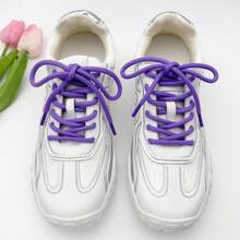 1 Pair Multi-Size Multi-Purpose Round Shoelaces, Suitable For Boots, Basketball Shoes, Thick Sole Sneakers, Practical Shoelaces For Outdoor Use, Easy To Carry