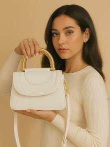 Elegant Julia Women's Bag With 2 Handles - 白色 - 查看 2