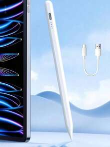 This Stylus Pen Is Compatible With IPad Models From 2018 To 2024, Including IPad Pro 11/12.9, IPad Air 4/5, IPad Mini 6, And IPad 6/7/8/9/10 Generations. It Can Be Used As An Alternative To The Apple Pencil. The Stylus Features USB Charging, Anti-Mistouch, Tilt Detection, High Precision, And Low Latency. - Multicolor - View 1