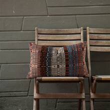 Vintage Modern Abstract Brown Pouf - Retro Earth Tone Floor Cushion, Boho Ottoman For Living Room, Tatami Seat With Maillard Aesthetic