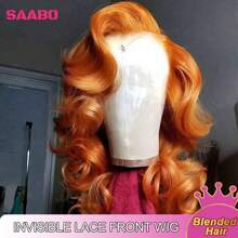Perruque de carré plongeant 200% de densité, 14 pouces, 350 Ginder, couleur, 13x4 HD Transparent Lace Front, cheveux pré-épilés, 12 pouces Vague de corps, mélange de cheveux humains et de fibres synthétiques et de filaments protéinés. Perruque colorée, mode femme, convient pour un port quotidien ou des rassemblements