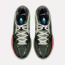 Zapatillas de baloncesto para hombre de Nike, zapatos deportivos ligeros y transpirables para entrenamiento y partido, HM3702-391 - Verde militar - Ver 4