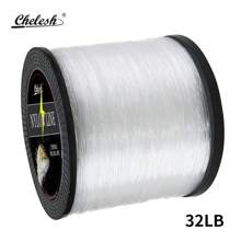 Chelesh 1093yds, 546yds Nylon Monofilament Line, High Strength, Abrasion Resistant, Transparent, Gray, Burgundy 3 Colors Available, 6LB-38LB Strength Options, Smooth Fishing Line, Handmade DIY Beading Thread
