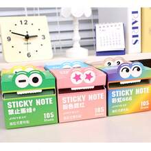 105 Hojas de Notas Adhesivas Transparentes Color Perla, Lindas Multicolor con Caja de Almacenamiento, Suministros de Oficina y Estudio, Regreso a Clases, Organización de Escritorio, Regalo (Color y Estilo Aleatorios) - Multicolor - Ver 7