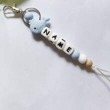 1PC Custom Animal Letter Keychain, Can Be Used As Name Bag Hanging,Back To School Gifts,Customized Keychains & Accessories,End Of Summer,Delicate Romance,For Office,For School,For Classroom,For Teacher Gifts,For University,For Colleague,For Dorm Rooms - Silicone Keychain - View 42