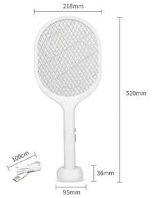 Rechargeable Mosquito Killer Racket, Electric Fly And Mosquito Killer - Multicolor - View 4