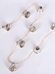 1 قطعة من أكاليل الجرس الصغيرة، زينة معلقة على الحائط، ديكور معلق للكريسماس، ديكور غرفة ، ديكور المنزل، ديكور غرفة النوم، ديكور النافذة، ديكورات الشتاء والكريسماس