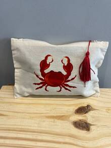 Crab Toiletry Bag - 米色 - 查看 2