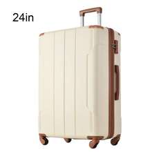 Carry On Luggage 24 Inch ABS+PC Lightweight 65L Capacity Hardshell Suitcase With TSA Lock And Wheels For Travel Trip