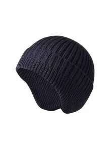 Autumn/Winter Knitted Ear Warmer Hat, Warm And Windproof, Unisex For Adults And Kids - 1PC - View 16