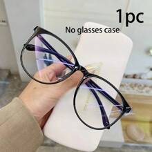 1/2 Stücke Unisex Stud Brille mit klaren Gläsern für Computer, Lesen, Gaming, TV, Smartphones, Augenschutz, klare Linsen Brillen Accessoires für Frauen