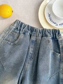 Toddler Boys' Fashionable & Versatile Denim Jeans, Spring - Blue - View 5