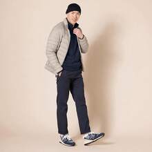 Men's Long-Sleeve Quarter-Zip Pullover Fleece Sweatshirt, Style - 海軍 - 查看 4