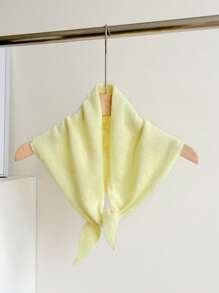 1pc Women Solid Color Triangular Wool Blend Women Scarf, Knitted Warm Decorative Elegant Retro Style Scarf, Suitable For Outdoor Travel, Spring, Autumn, Winter, Snow Season Women Winter Scarves For Dress - Multicolor - View 21