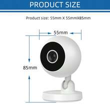 1pc Wireless WiFi Security Camera With Two-Way Audio, Indoor Home Nanny Cam For Baby/Elderly/Pet, With Mobile App, Suitable For Any Occasion - Multicolor - View 10
