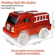 Various Car Shaped Toy Vehicles, Including Car, Race Car, Construction Vehicle, Fire Truck, Off-Road Vehicle, Electric Lighting Car, Track Cars, Toy Cars That Can Run On Tracks And Flat Surfaces, Suitable As Children's Birthday Gifts, Christmas Holiday Gifts - Multicolor - View 15