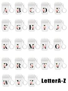 粉色秋海棠字母 A-Z 创意印花图案，透明洗手液空瓶，旅行装，带挂钩白色翻盖，可重复使用瓶盖，便携式空瓶可重新灌装，化妆品容器，适用于液体乳液，旅行装，家庭收纳装，户外旅行装，是送给家人和朋友的贴心礼物，毕业礼物，母亲节礼物，周年纪念礼物。 - 彩色 - 查看 2