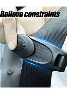 [汽车安全带夹] 1个汽车安全带夹 | 防拉伸颈部和腹部，安全带限制夹，汽车安全带停止调节夹 - 均碼 - 查看 7