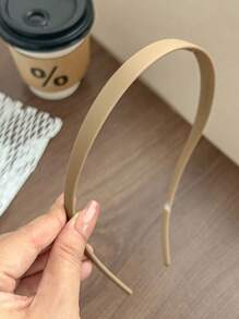 1 buc. Bentiță de păr retro minimalistă cu fluture, stil coreean, etichetă aurie, coroană de burete, de înaltă calitate, versatilă, nouă, la începutul toamnei, elegantă, nețesută, pe tot parcursul anului, bentiță de păr, bentițe de păr cu cerc