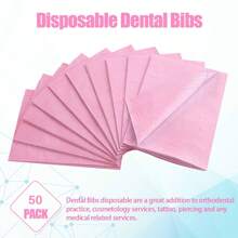 1 Pack Disposable Pink/Blue Manicure Desk Mat, 3-Ply Waterproof Foldable Cleaning Pad, Tablecloth, Nail Salon Paper Towels, Multi-Purpose Beauty, Tattoo, Dental Cleaning Cloth, Waterproof Tablecloth, Nail Art Tools - Multicolor - View 18