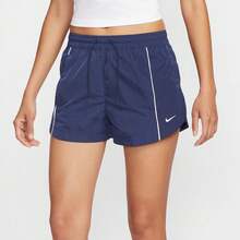 Nike Women's AS W NSW NK WR WVN MR 2IN SH Woven Shorts FV7501-410 - Blue - View 3