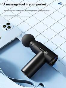 Digital Display Fascia Gun Mini Muscle Massager, Electric Massage Gun For Men & Women, Small Muscle Massager, Fascia Gun With Display, Mini Neck Massage Gun, Rechargeable Portable Professional Fascia Gun