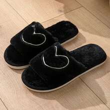 Fluffy Women's Slippers Home Plush Luxury Designer Woman Shoes Flat Autumn Winter Love Fashion Casual Footwear Fuzzy Fur Slides
