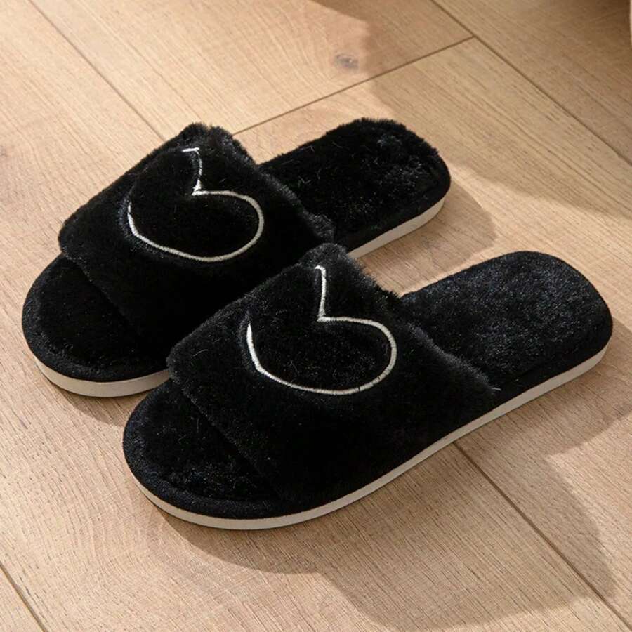 Fluffy Women's Slippers Home Plush Luxury Designer Woman Shoes Flat Autumn Winter Love Fashion Casual Footwear Fuzzy Fur Slides