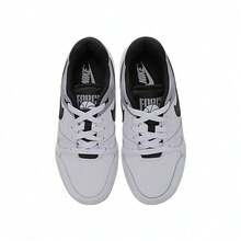Nike Full Force Low Boy's Sneakers Retro 1980s Inspired Genuine And Synthetic Leather Lightweight Cushioning Durable Traction FV5929-101