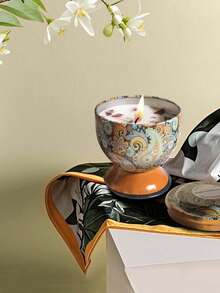 4-Piece Set, Tall Cup Fragrance Candle Decompression Gift Set, 100% Soybean, Durable, Suitable For Home Perfume, Holiday Decorations, Halloween Christmas Gifts, Wedding Decorations