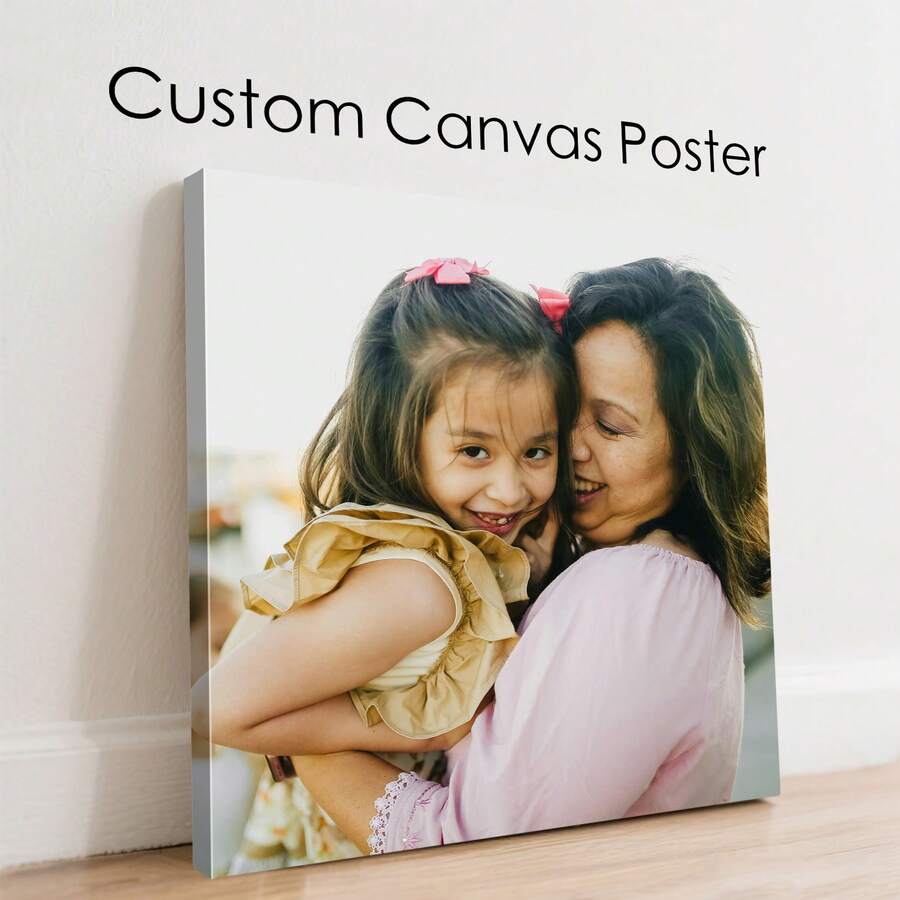 1pc Customized Large Canvas Poster, Can Be Customized For Decoration, Personalized Large Canvas Printing, Can Choose DIY Frame Or Canvas Only, Suitable For Christmas/Bedroom Decor - Cartoon - View 1