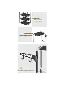 Double/Triple/Quadruple Clothes Rack Open Concept Clothes Organizer Modern Wardrobe - Nhiều màu - Xem 8