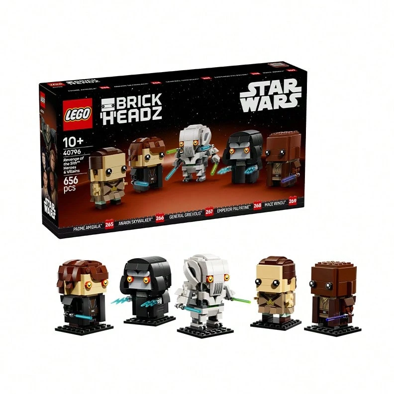 LEGO Quadratischer Kopf Junge Serie 40796 Rache der Schwester Helden und Schurken Baustein Spielzeug Geschenk zum Kindertag