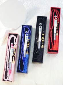 1支春柳枝串珠 | 中式禅宗计数珠，便携式悬挂配件，用于念诵咒语 - 彩色 - 查看 10