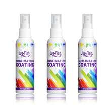 Jue-Fish Sublimation Coating Spray For Garments - 100ml White Bottle, Quick-Drying & High-Gloss Finish, Enhances Adhesion And Color Transfer, Perfect For T-Shirts, Hoodies, Tote Bags, And More, Easy One-Step Application. - 透明 - 查看 11