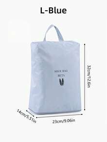 Bộ 1 túi đựng giày màu hồng, xám, xanh dương, trắng, túi đựng giày thể thao, du lịch, túi đựng giày chống ẩm, chống ố vàng cho ký túc xá sinh viên, túi đựng giày du lịch có dây rút, túi đựng giày chống bụi, đồ dùng cần thiết cho cả nam và nữ, đồ dùng cần thiết cho du lịch trên tàu biển, đồ dùng cần thiết cho kỳ nghỉ. - Nhiều màu - Xem 14