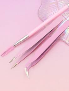 AYRMILLA's New Multi-Color Eyelash Tool Set Includes Eyelash Brushes And Tweezers, Making It A Complete And Convenient Eyelash Curler And Eyelash Collection Kit. They Are Exquisite And Durable, With Precise Brush Heads, Eyebrow Brushes - Multicolor - View 17