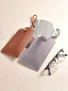 1/2pcs Glasses Organizer Bag,Portable Sunglasses Storage Pouch,Fashionable Versatile Eyeglass Holder, Glasses Case For Women, Travel Sunglasses Protective Cover,Travel-Friendly, And Durable Design - Multicolor - View 6