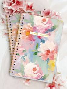 BUBU 2026-2027 学年周计划和月计划，2026 年 1 月 - 2027 年 12 月，5.7 英寸 X 8.1 英寸，软封面，线圈装订，学校和办公用品返校用品 - 粉色 - 查看 1