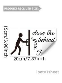 1pc Toilet Sticker With Graphic Design, Self-Adhesive For Bathroom Toilet Tank Cover - Multicolor - View 12